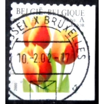 Selo postal da Bélgica de 2000 Tulip Triumph