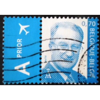 Selo postal da Bélgica de 2005 King Albert II Type MVTM