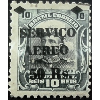 Selo postal do Brasil de 1927 - Hermes da Fonseca 50/10 N