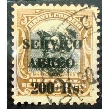 Imagem similar à do selo postal do Brasil de 1927 Hermes da Fonseca  200 / 5 U