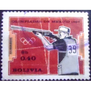 Selo postal da Bolívia de 1969 Shooting