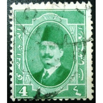 Imagem similar à do selo postal do Egito de 1923 King Fuad I 4