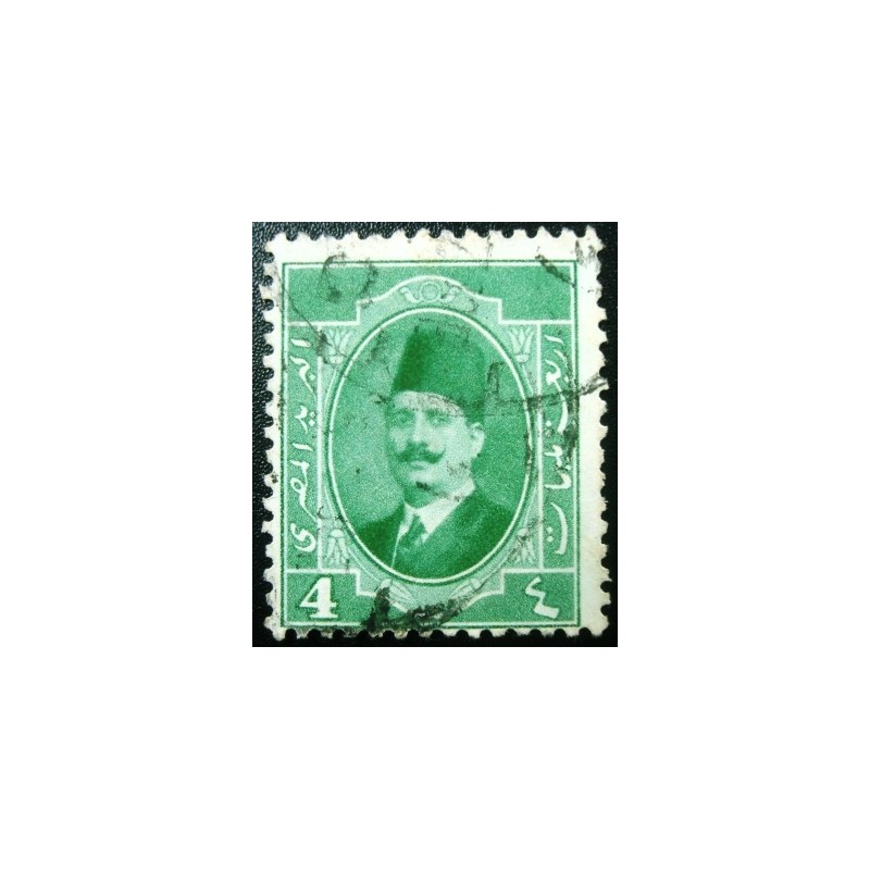 Imagem similar à do selo postal do Egito de 1923 King Fuad I 4