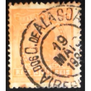 Imagem similar á do selo postal do Brasil de 1918 Alegoria República 300 U