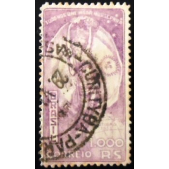 Selo postal do Brasil de 1933 - Presidente Justo 1