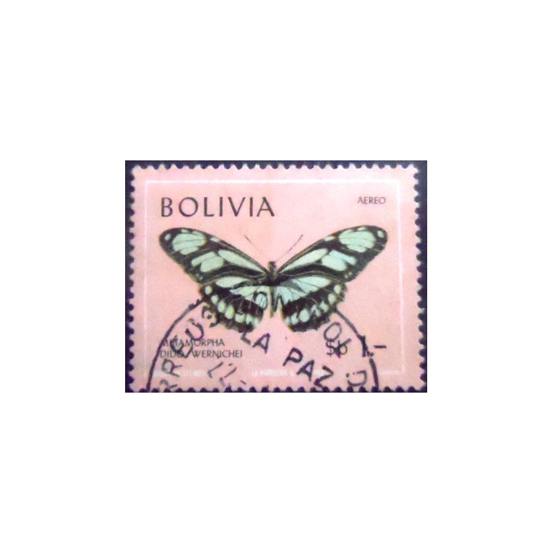 Selo postal da Bolívia de 1970 Dido Longwing