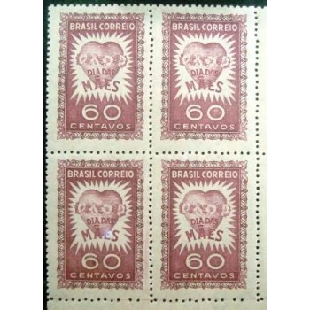 imagem da quadra de selos de 1951 Dia das Mães M