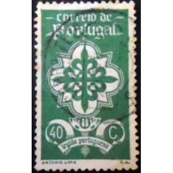 Selo postal de Portugal de 1940 Badge of the Portuguese Legion 40