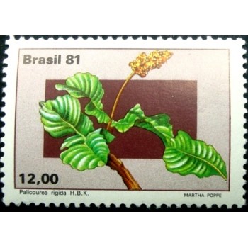 Selo postal do Brasil de 1981 Pslicourea