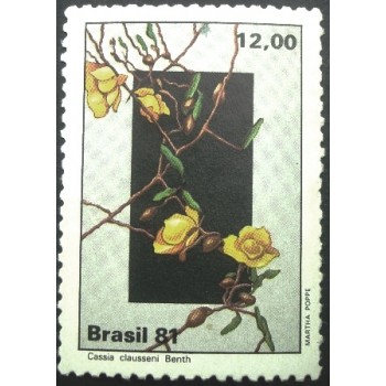 Imagem similar à do selo postal do Brasil de 1981Cássia