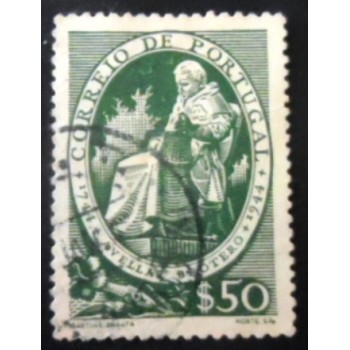 Imagem similar á do selo postal de Portugal de 1944 Monument of Avelar Brotero 50