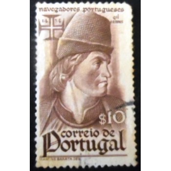 Selo postal de Portugal de 1945 Gil Eanes