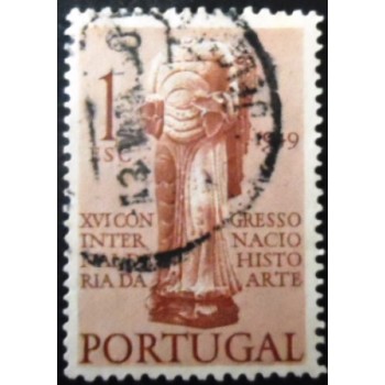 Selo postal de Portugal de 1949 Ancient Sculpture