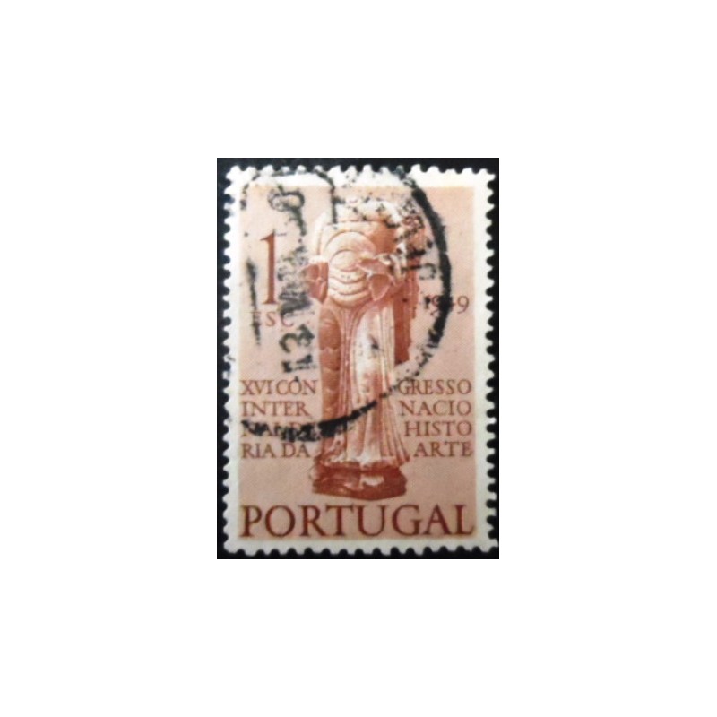 Selo postal de Portugal de 1949 Ancient Sculpture