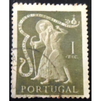 Selo postal de Portugal de 1950 John of God  1