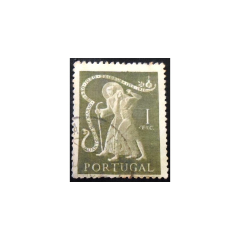 Selo postal de Portugal de 1950 John of God  1