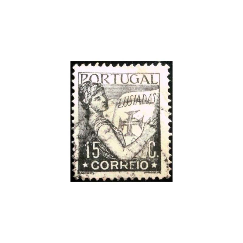 Imagem similar à do selo postal de Portugal de 1931 Lusíadas 15 U