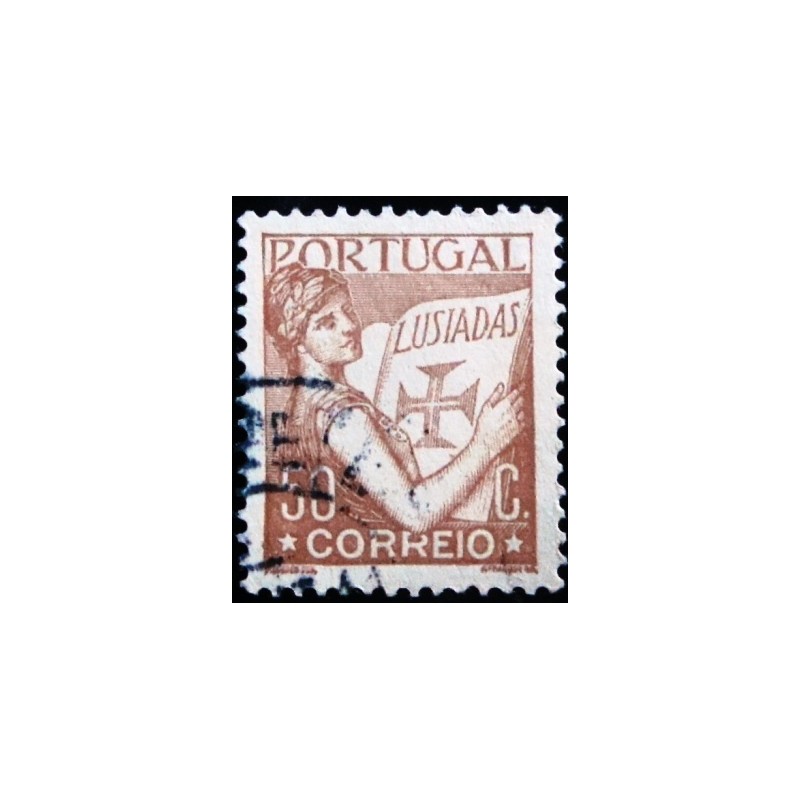 Imagem similar à do selo postal de Portugal de 1931 Lusíadas 50 U