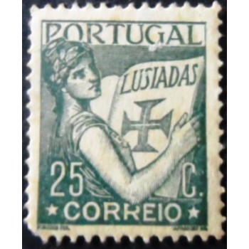 Selo postal de Portugal de 1931 Lusiads 25