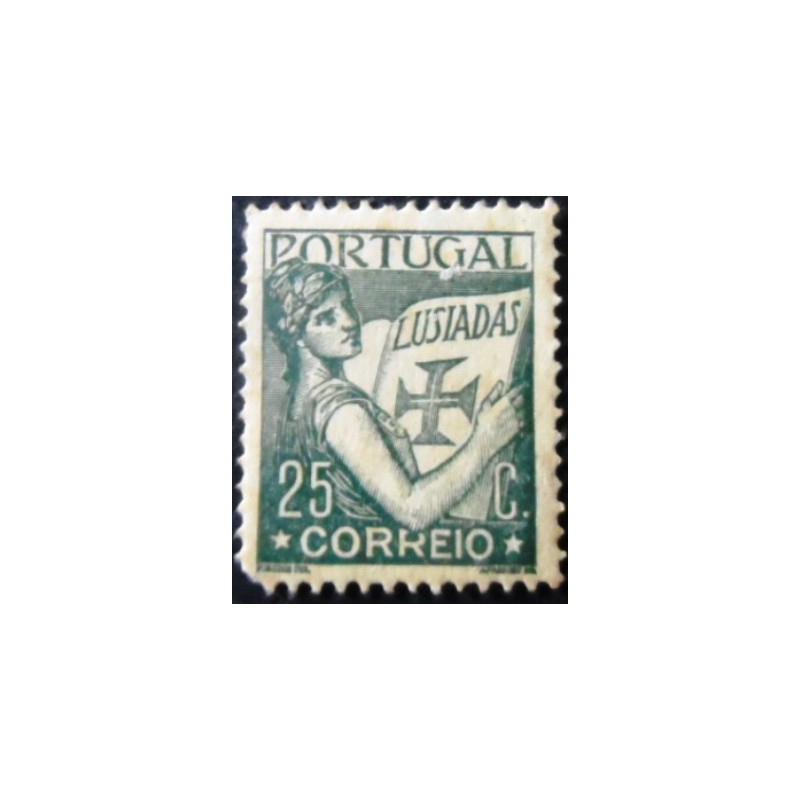 Selo postal de Portugal de 1931 Lusiads 25