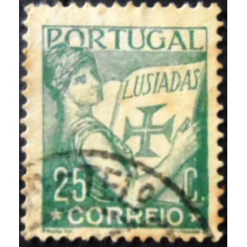 Imagem similar à do selo postal de Portugal de 1931 Lusiads 25 U