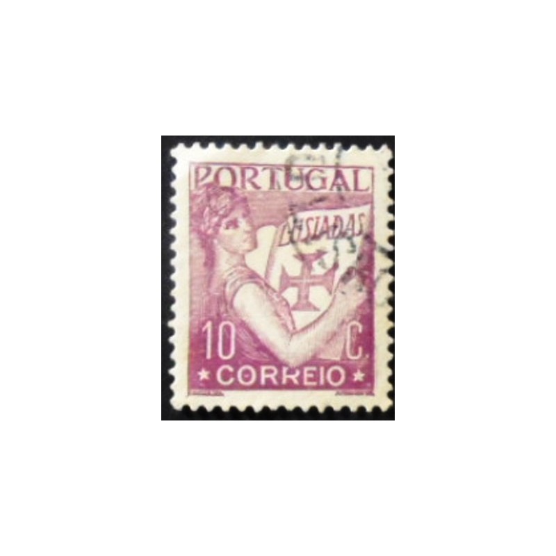 Selo postal de Portugal de 1931 Lusíadas 10