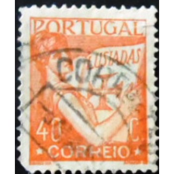 Imagem similar à do selo postal de Portugal de 1931 Lusiadas 40 c