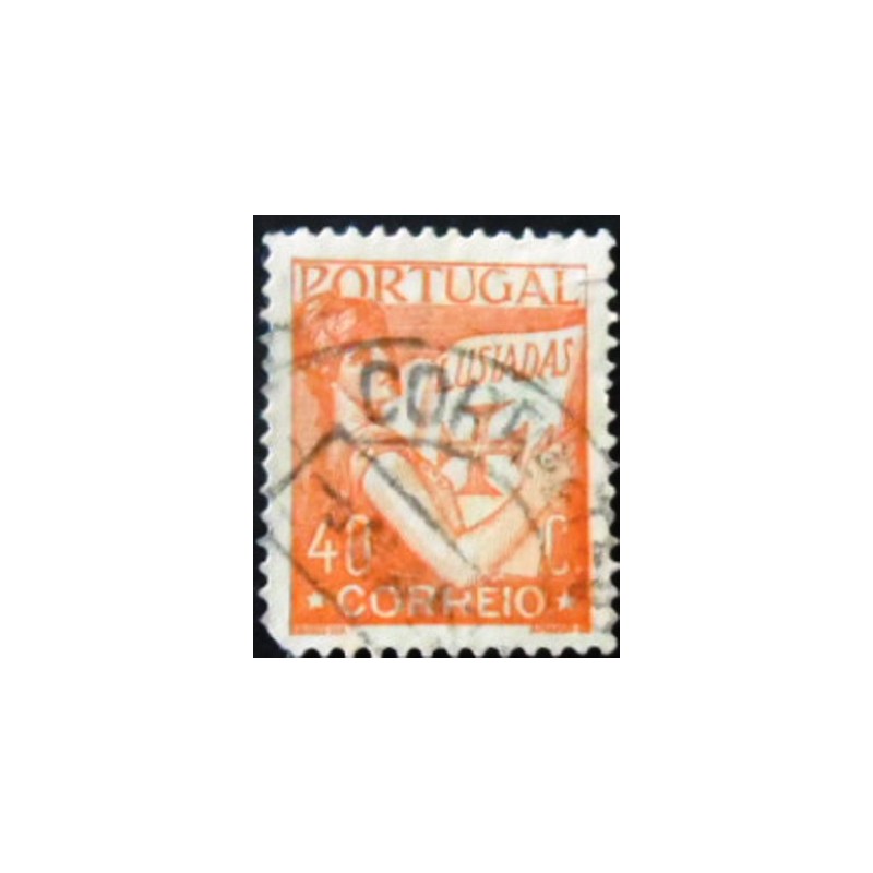 Imagem similar à do selo postal de Portugal de 1931 Lusiadas 40 c