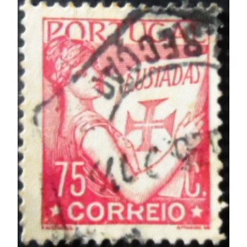 Selo postal de Portugal de 1931 Lusiadas 75