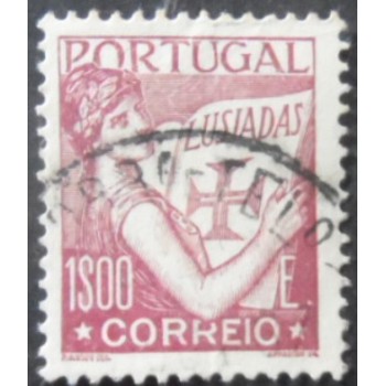 Selo postal de Portugal de 1931 Lusiadas 1