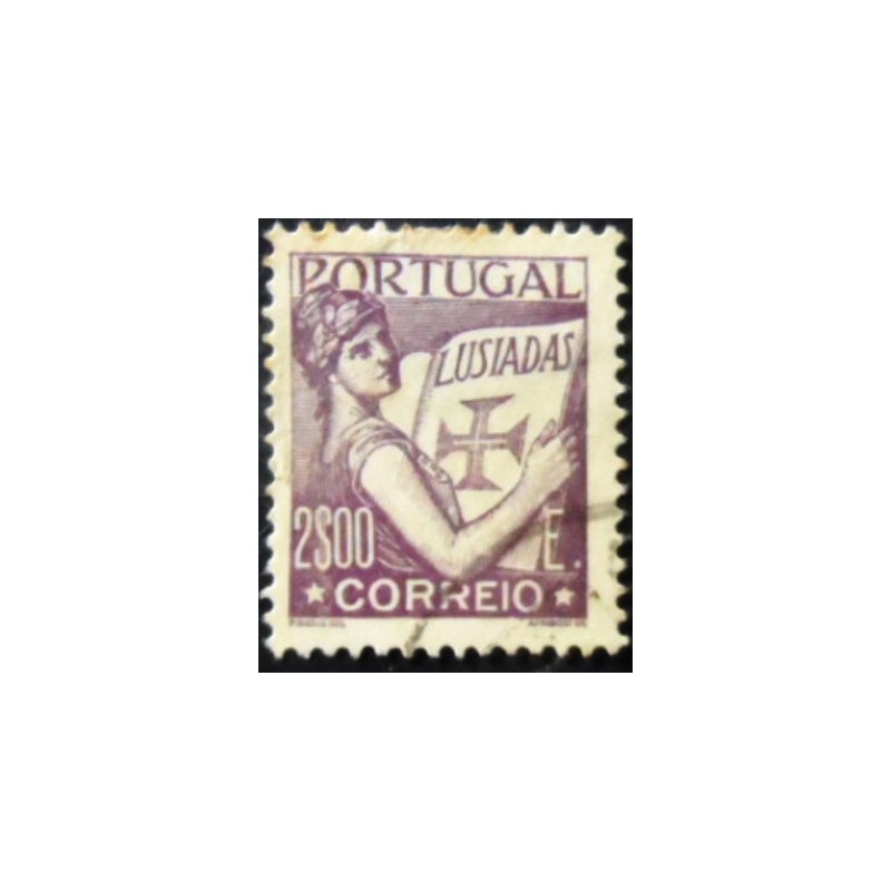 Selo postal de Portugal de 1931 Lusiadas 2