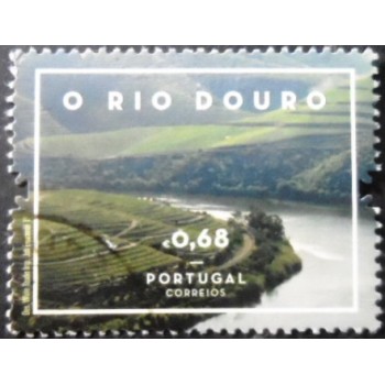 Selo postal de Portugal de 2014 Rio D'ouro