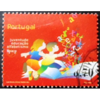 Selo postal de Portugal de 2002 UPAEP Youth Education & Literacy