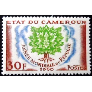 Selo postal dos Camarões de 1960 World Refugee Year