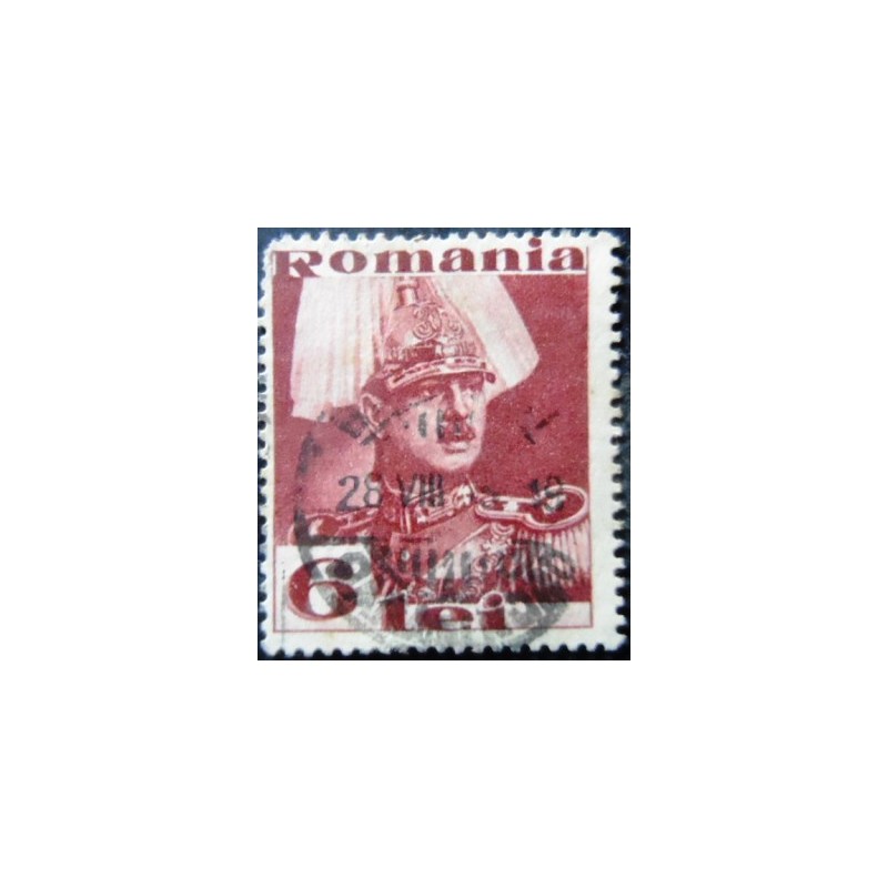 Selo postal da Romênia de 1935 Carol II of Romania 6