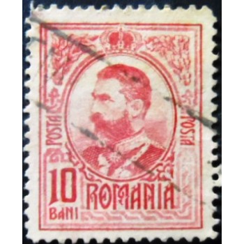 Selo postal da Romênia de 1908 Carol I of Romania 10