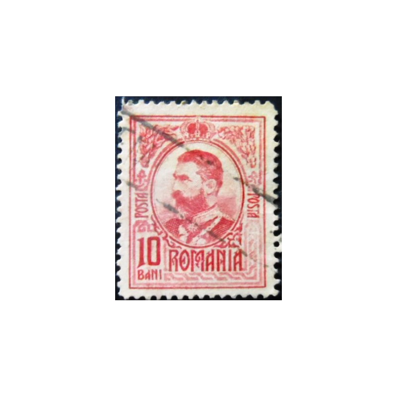 Selo postal da Romênia de 1908 Carol I of Romania 10