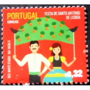Selo postal de Portugal de 2012 Festa de Santo António de Lisboa