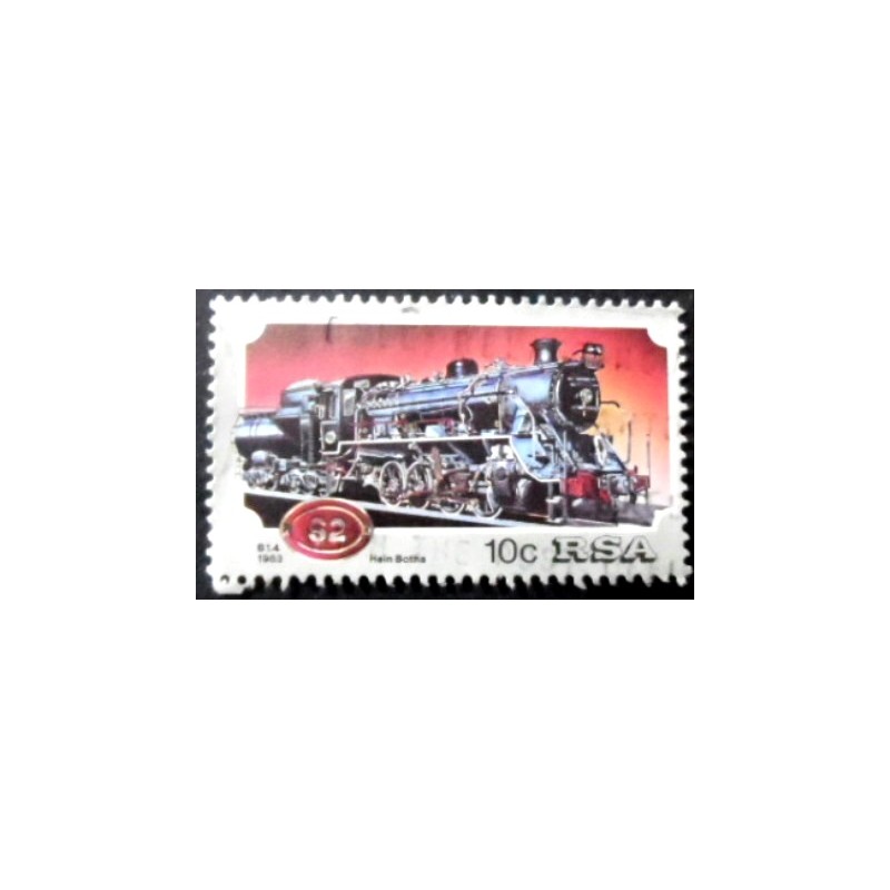 Selo da África do Sul de 1983 Krupp Locomotive System 080