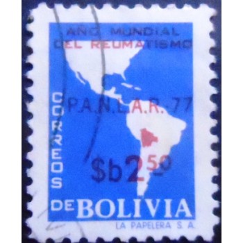 Selo postal da Bolívia de 1978 World Rheumatism Year