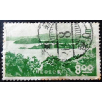 Selo postal Japão 1951 Towada