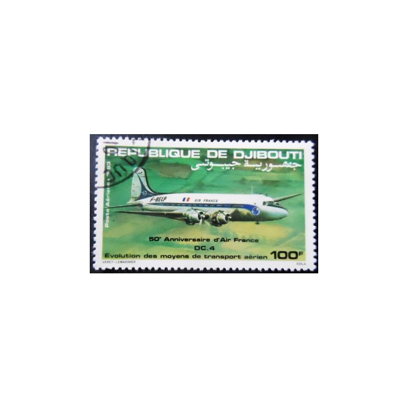 Selo postal de Djibouti de 1983 DC 4