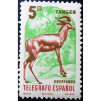 Selo postal cinderela do Tanger de 1950 Huerfanos de Telegrafo Espanol_product