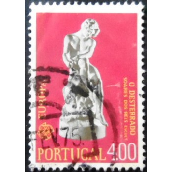 Selo postal de Portugal de 1974 Europa Sculptures 4