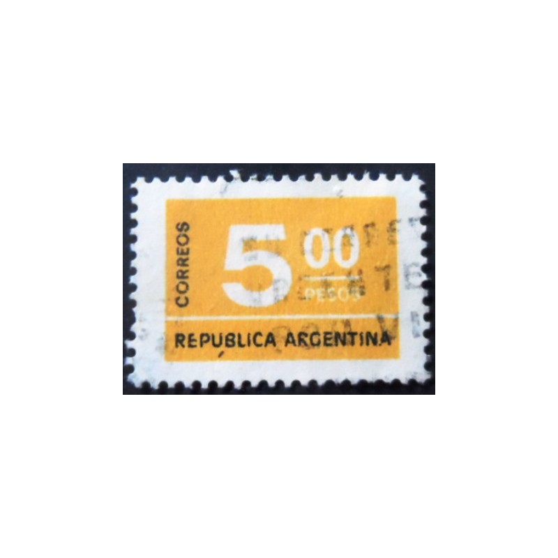 Selo postal da Argentina de 1976 Numeral 5