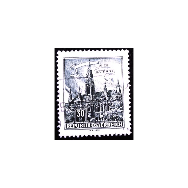 Imagem do Selo postal da Áustria de 1958 Church of Grace