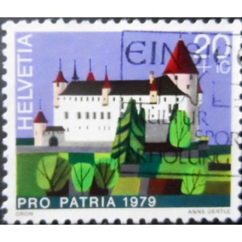 Selo postal da Suiça de 1979 Oron