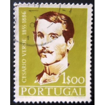 Imagem similar à do selo postal de Portugal de 1957 Cesário Verde 1