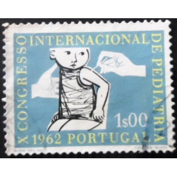 Imagem similar à do selo postal de Portugal de 1962 Vaccination