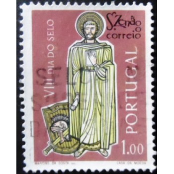 Imagem similar à do selo postal de Portugal de 1962 St. Zeno of Verona 1